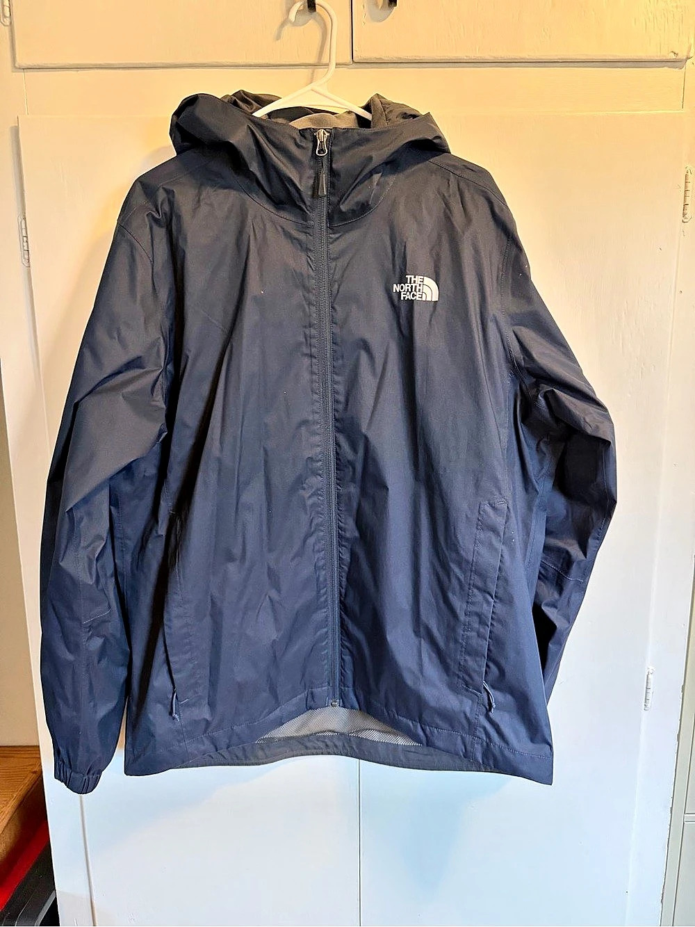 The North Face Men's Hooded Rain Jacket Black Large